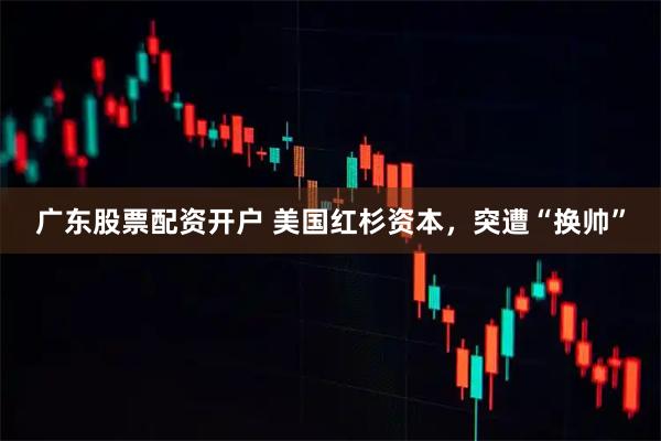 广东股票配资开户 美国红杉资本，突遭“换帅”