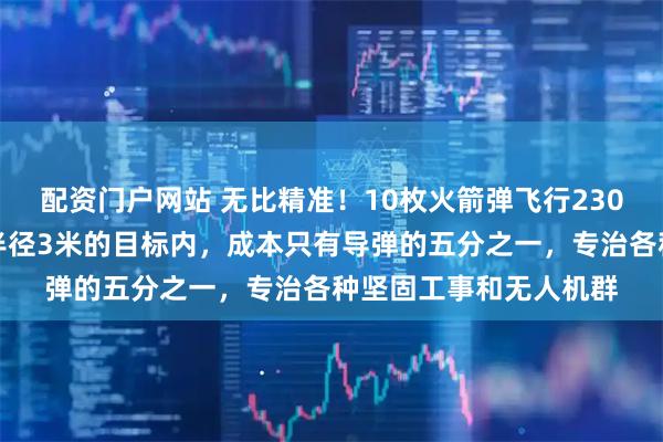 配资门户网站 无比精准！10枚火箭弹飞行230公里，打入台南海域半径3米的目标内，成本只有导弹的五分之一，专治各种坚固工事和无人机群