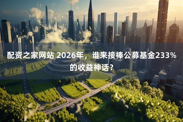 配资之家网站 2026年，谁来接棒公募基金233%的收益神话？