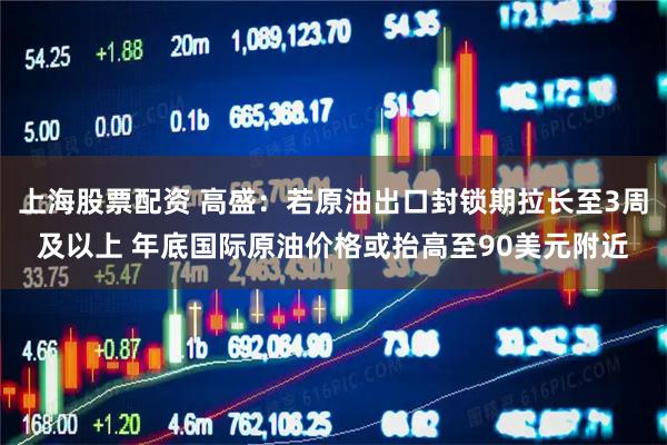 上海股票配资 高盛：若原油出口封锁期拉长至3周及以上 年底国际原油价格或抬高至90美元附近