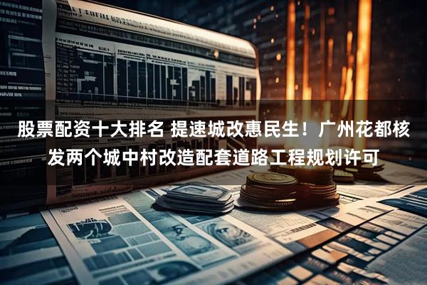 股票配资十大排名 提速城改惠民生！广州花都核发两个城中村改造配套道路工程规划许可
